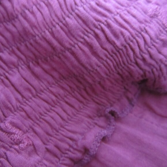 New Floating Lotus Women S / M Purple Embroidered Eyelet Lace Palazzo Pants - Picture 8 of 11